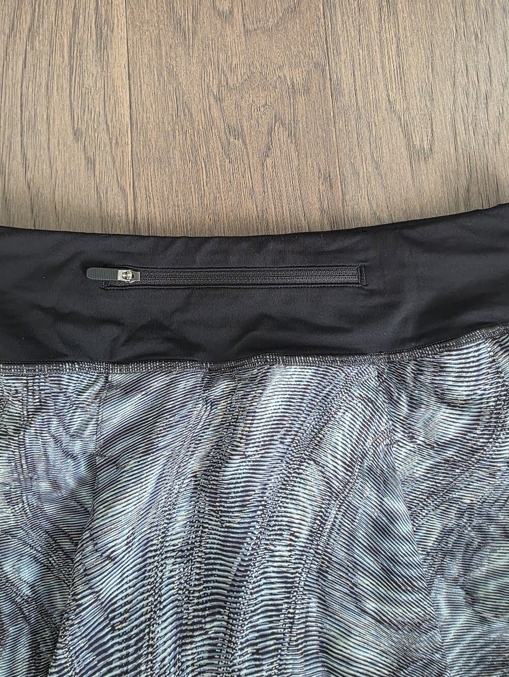 Lululemon Pace Rival Mid-Rise Skirt Dimensional Icing Blue Multi Size 4 Tall - Picture 9 of 11